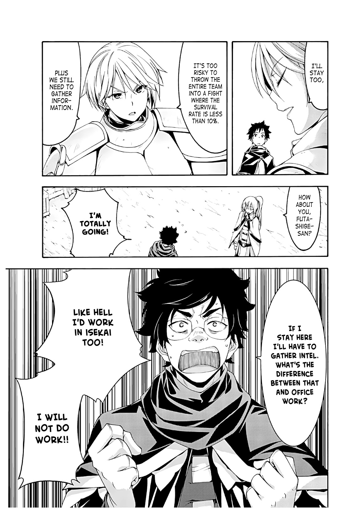 100-man no Inochi no Ue ni Ore wa Tatte Iru chapter 49 page 35