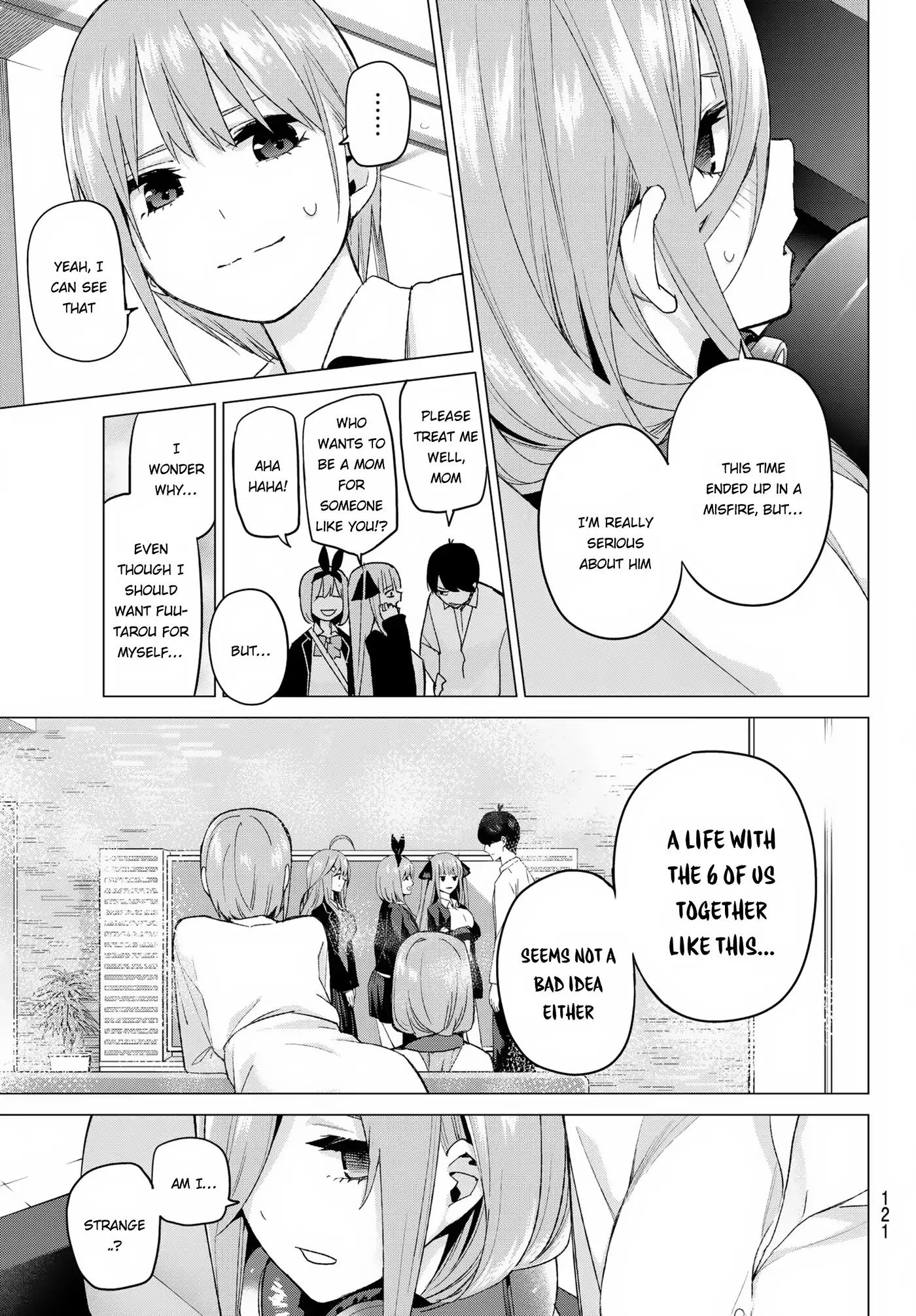 5 Toubun no Hanayome chapter 38 page 17