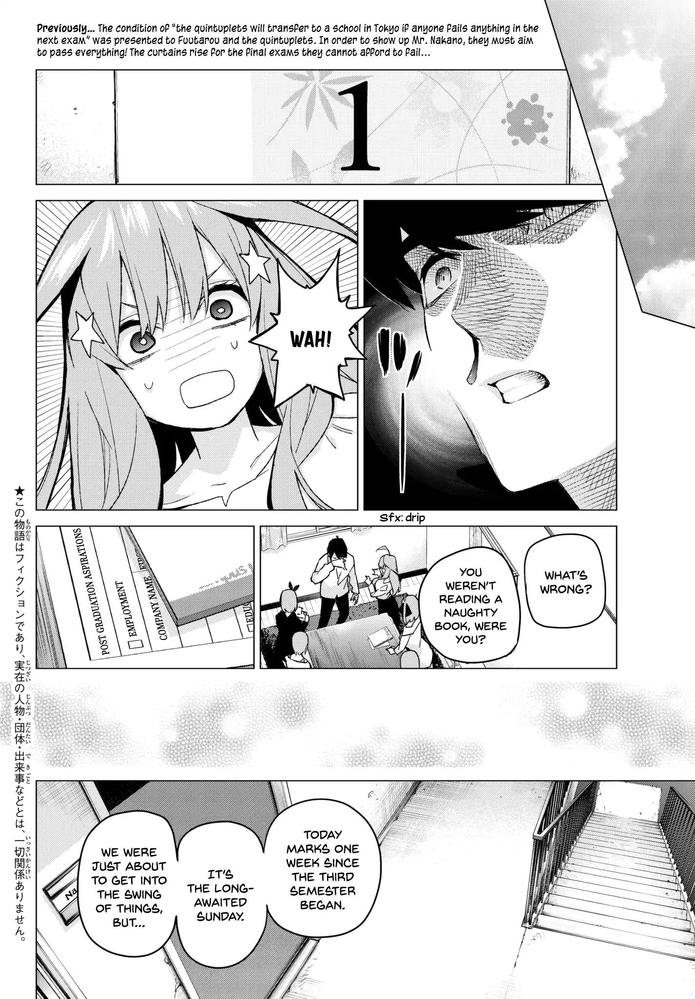 5 Toubun no Hanayome chapter 57 page 1