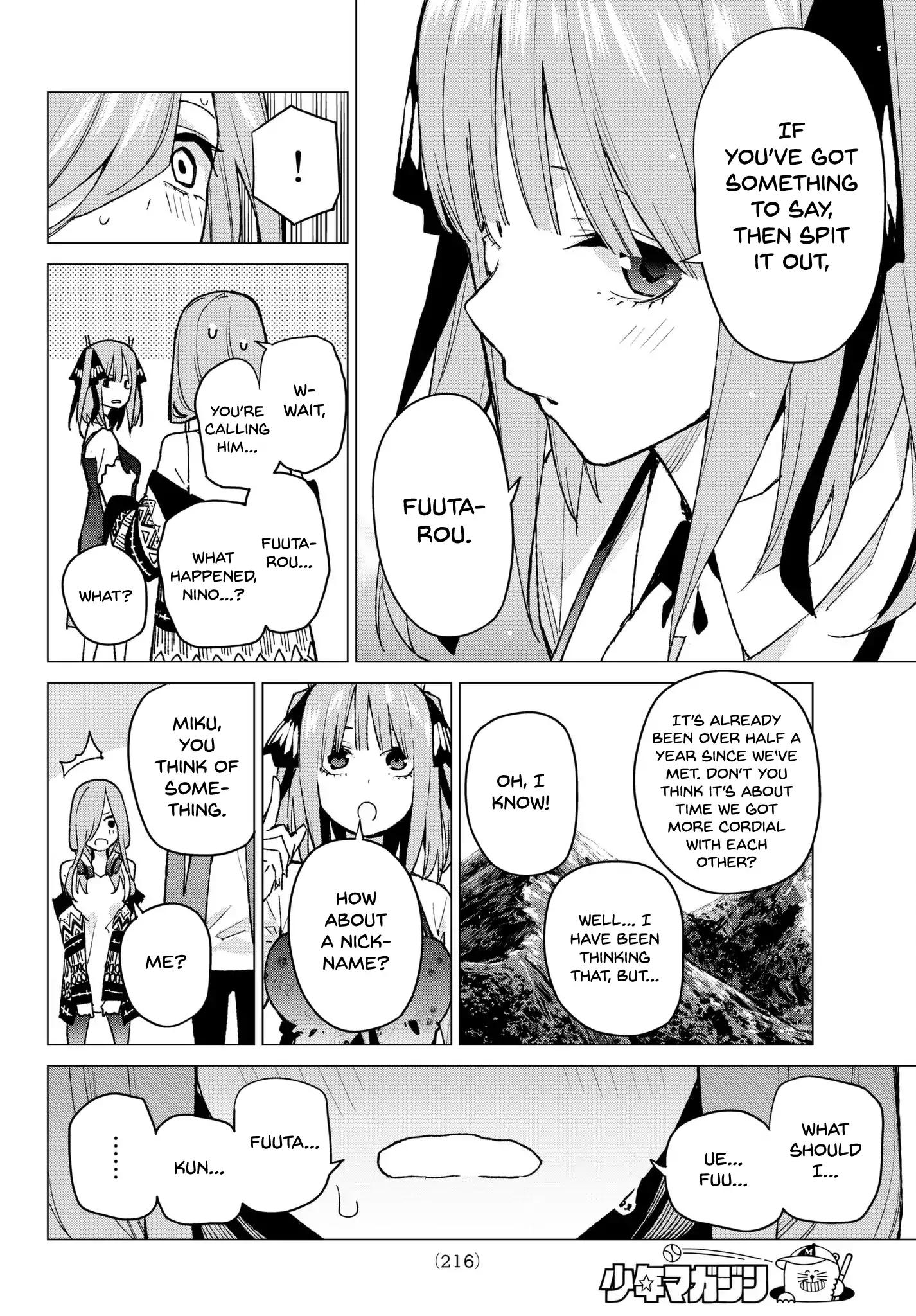 5 Toubun no Hanayome chapter 62 page 3