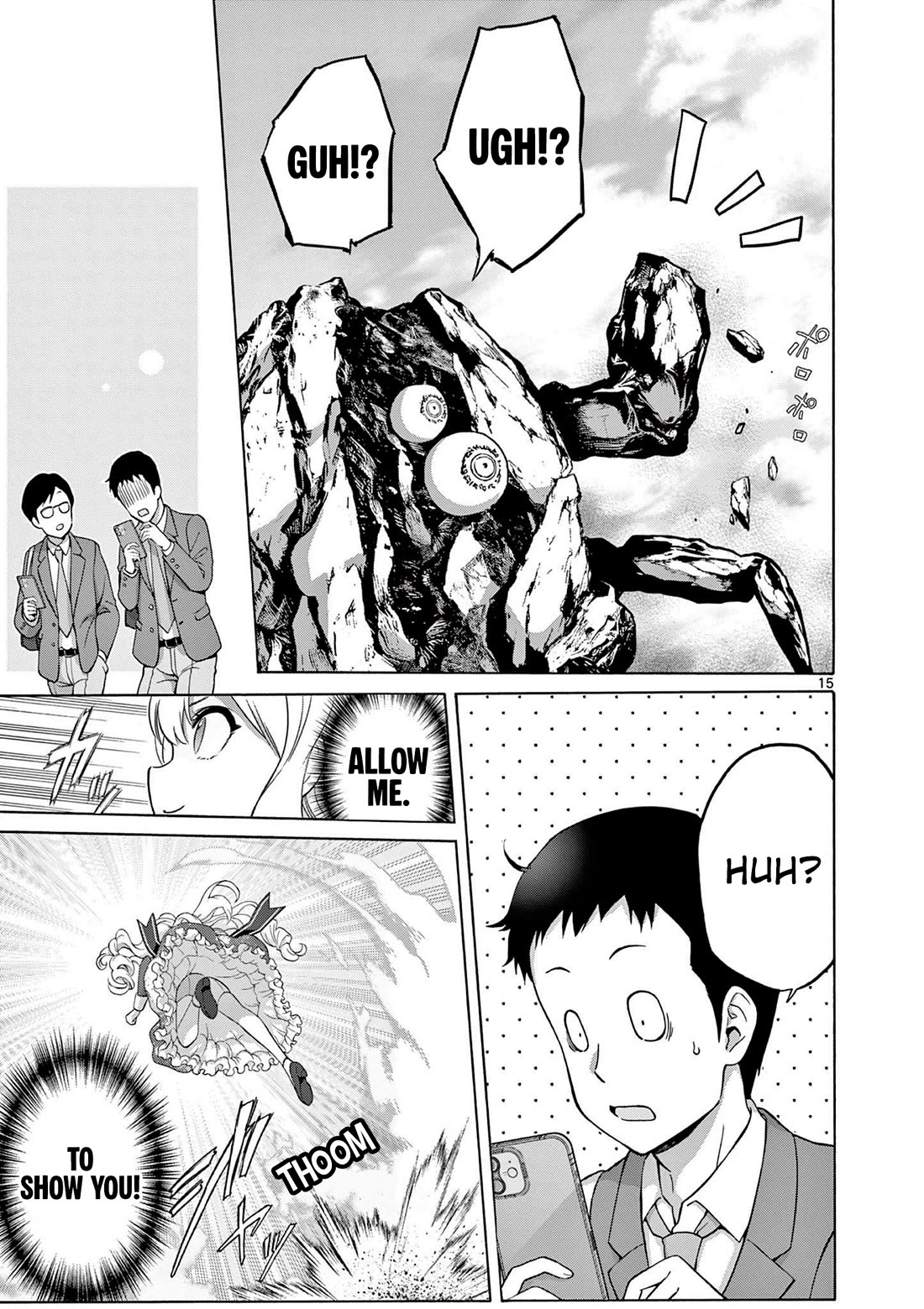 A Bottom-Tier Ojousama Dungeon Streamer Beats Up a Nuisance Streamer, Goes Viral, and Becomes a Legend?! chapter 1 page 15