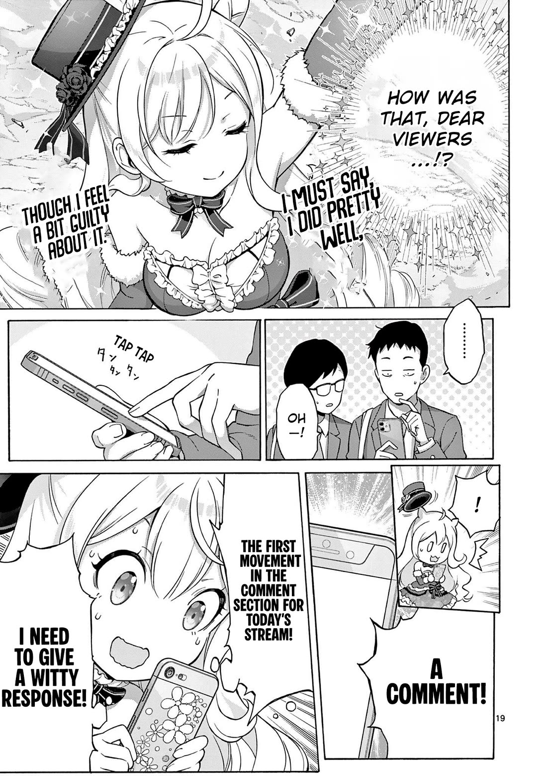 A Bottom-Tier Ojousama Dungeon Streamer Beats Up a Nuisance Streamer, Goes Viral, and Becomes a Legend?! chapter 1 page 18
