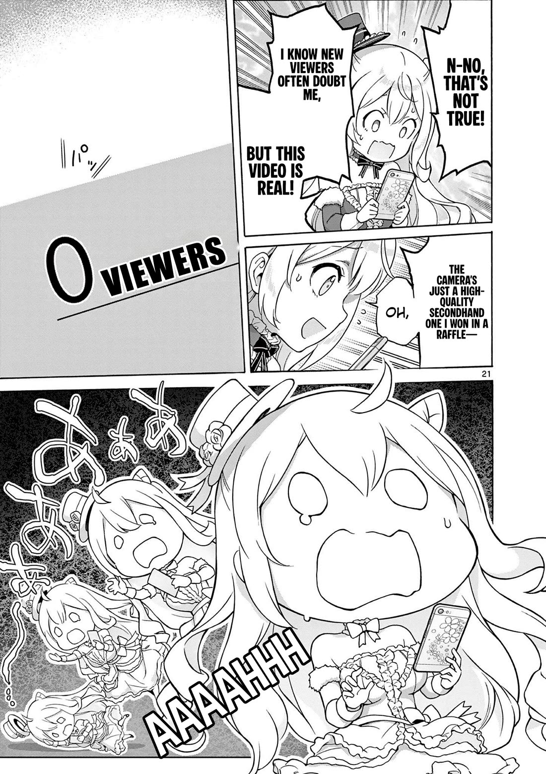 A Bottom-Tier Ojousama Dungeon Streamer Beats Up a Nuisance Streamer, Goes Viral, and Becomes a Legend?! chapter 1 page 20