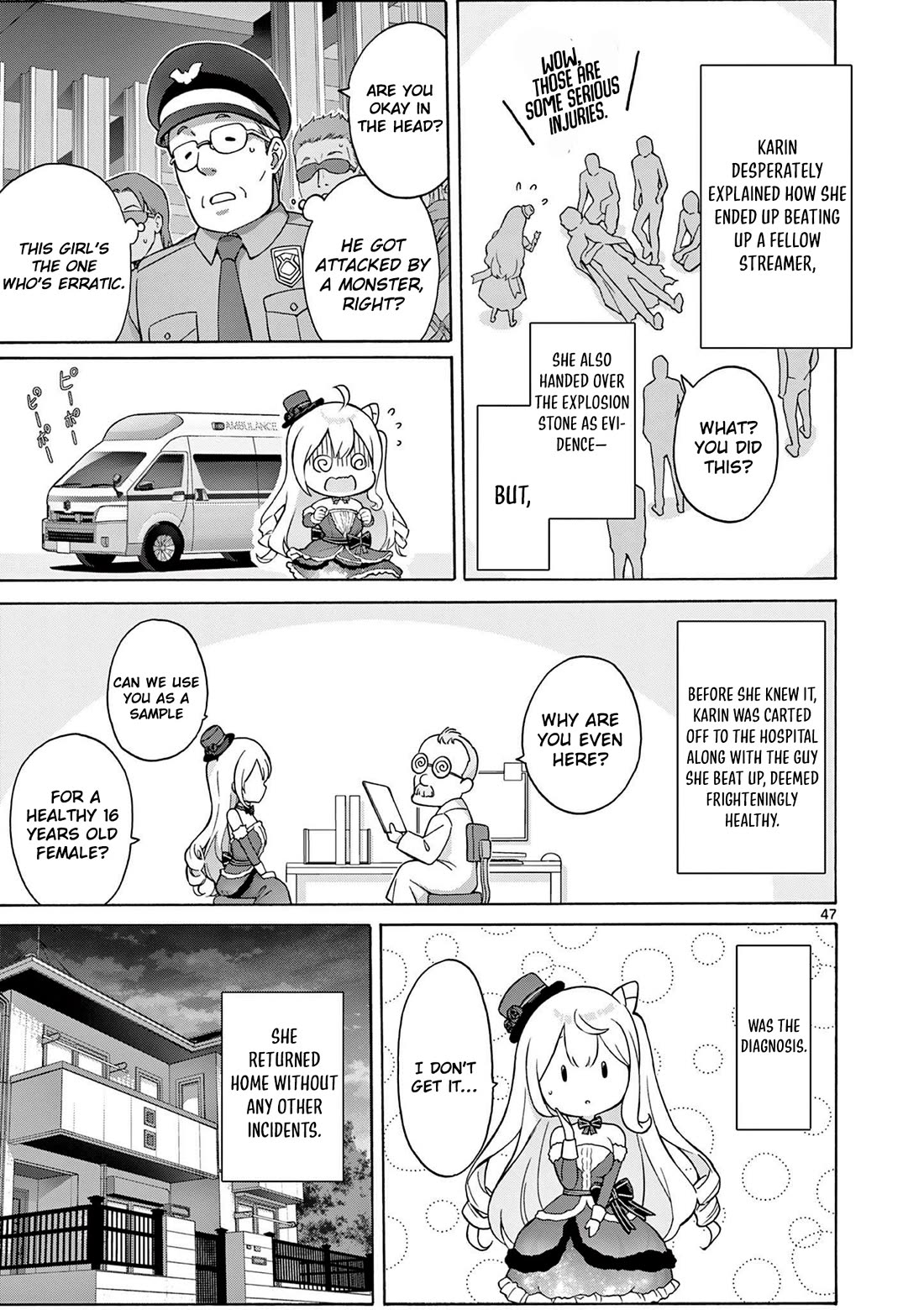 A Bottom-Tier Ojousama Dungeon Streamer Beats Up a Nuisance Streamer, Goes Viral, and Becomes a Legend?! chapter 1 page 45