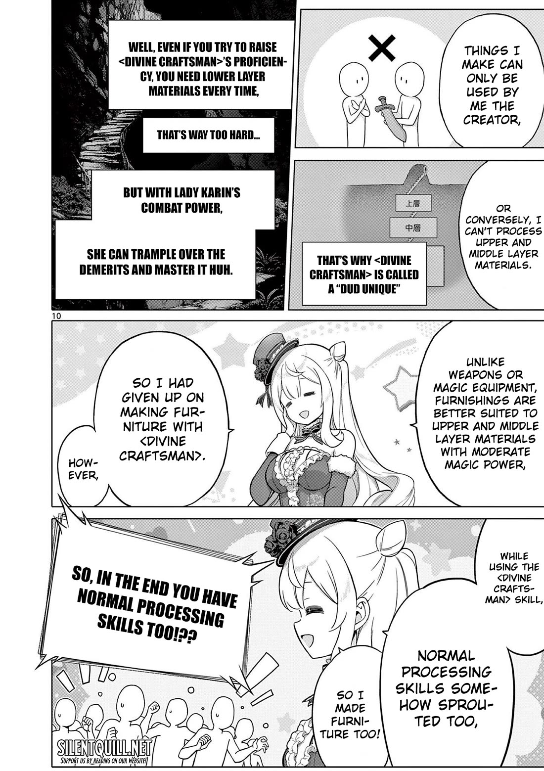 A Bottom-Tier Ojousama Dungeon Streamer Beats Up a Nuisance Streamer, Goes Viral, and Becomes a Legend?! chapter 10 page 10