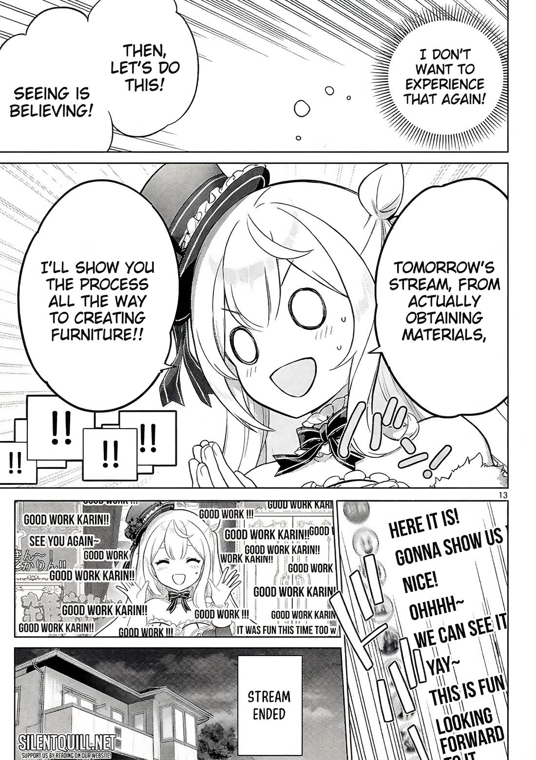 A Bottom-Tier Ojousama Dungeon Streamer Beats Up a Nuisance Streamer, Goes Viral, and Becomes a Legend?! chapter 10 page 13