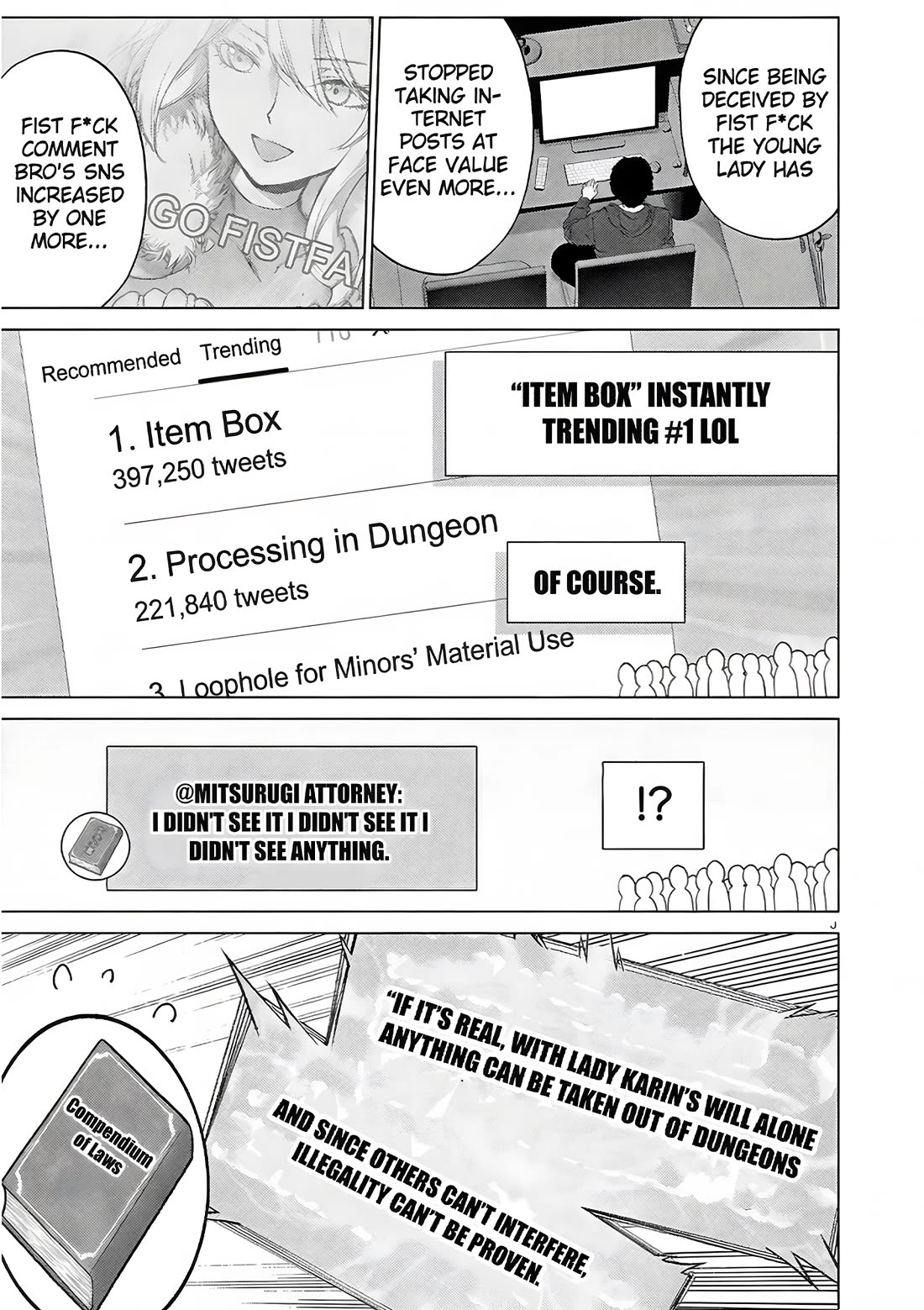 A Bottom-Tier Ojousama Dungeon Streamer Beats Up a Nuisance Streamer, Goes Viral, and Becomes a Legend?! chapter 13 page 6