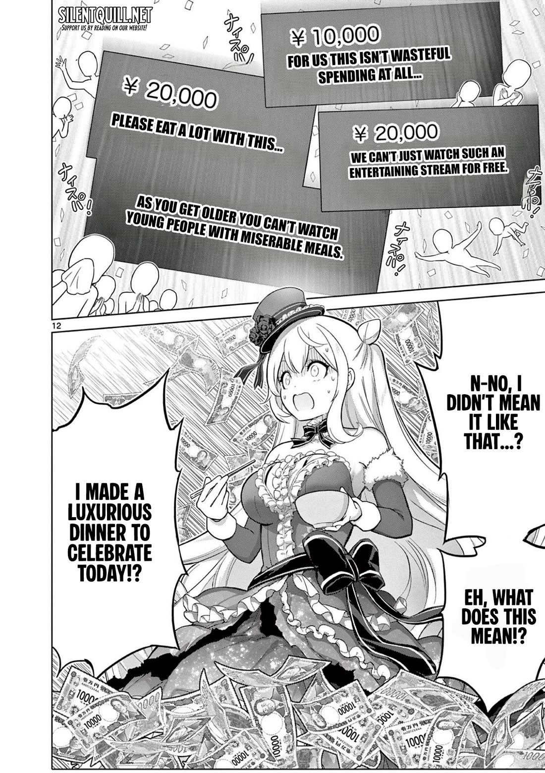 A Bottom-Tier Ojousama Dungeon Streamer Beats Up a Nuisance Streamer, Goes Viral, and Becomes a Legend?! chapter 14 page 13