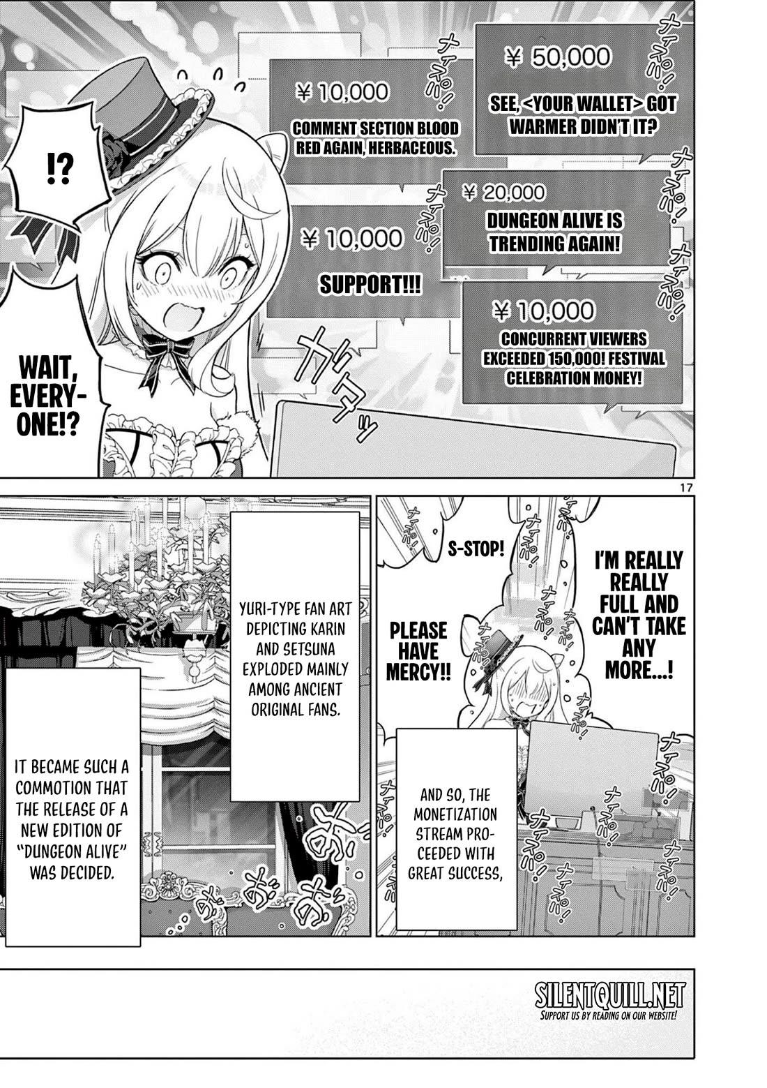 A Bottom-Tier Ojousama Dungeon Streamer Beats Up a Nuisance Streamer, Goes Viral, and Becomes a Legend?! chapter 15 page 16