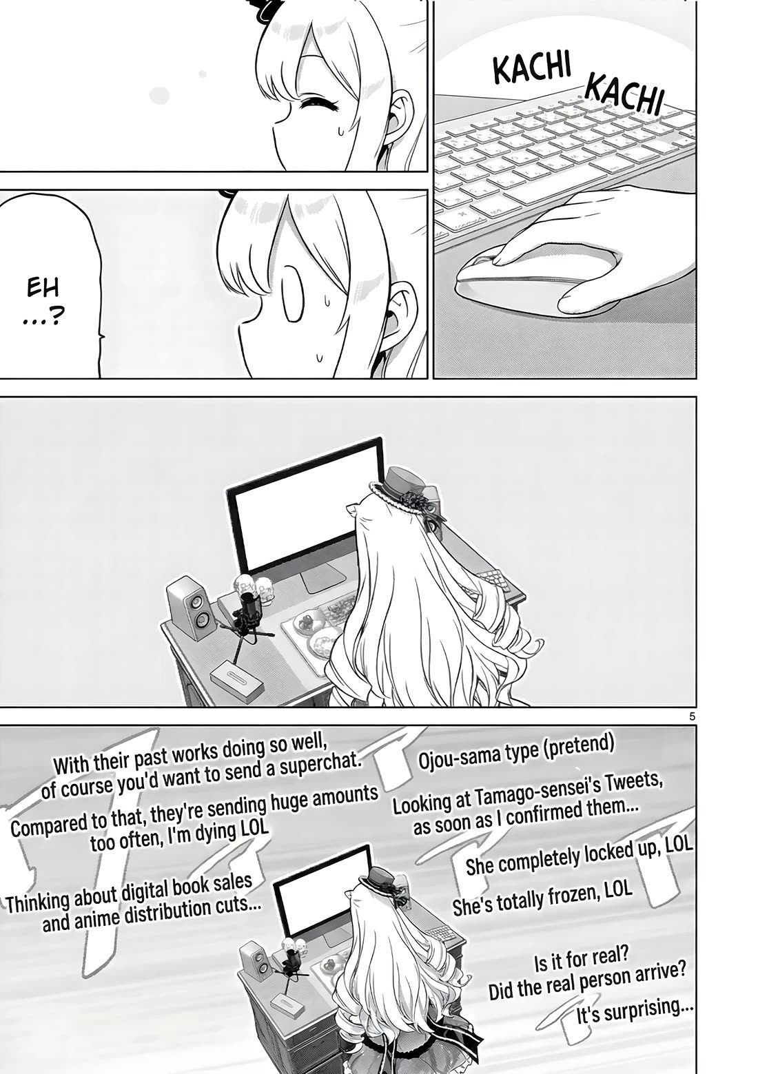 A Bottom-Tier Ojousama Dungeon Streamer Beats Up a Nuisance Streamer, Goes Viral, and Becomes a Legend?! chapter 15 page 6