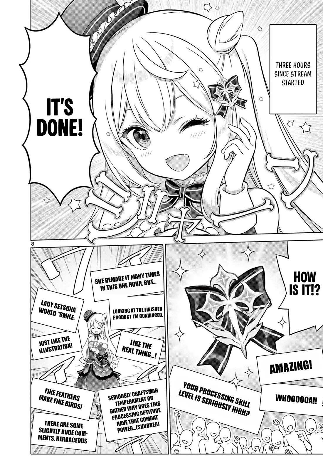A Bottom-Tier Ojousama Dungeon Streamer Beats Up a Nuisance Streamer, Goes Viral, and Becomes a Legend?! chapter 16 page 9