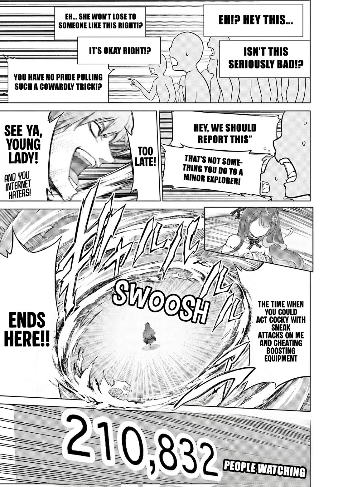 A Bottom-Tier Ojousama Dungeon Streamer Beats Up a Nuisance Streamer, Goes Viral, and Becomes a Legend?! chapter 17 page 16