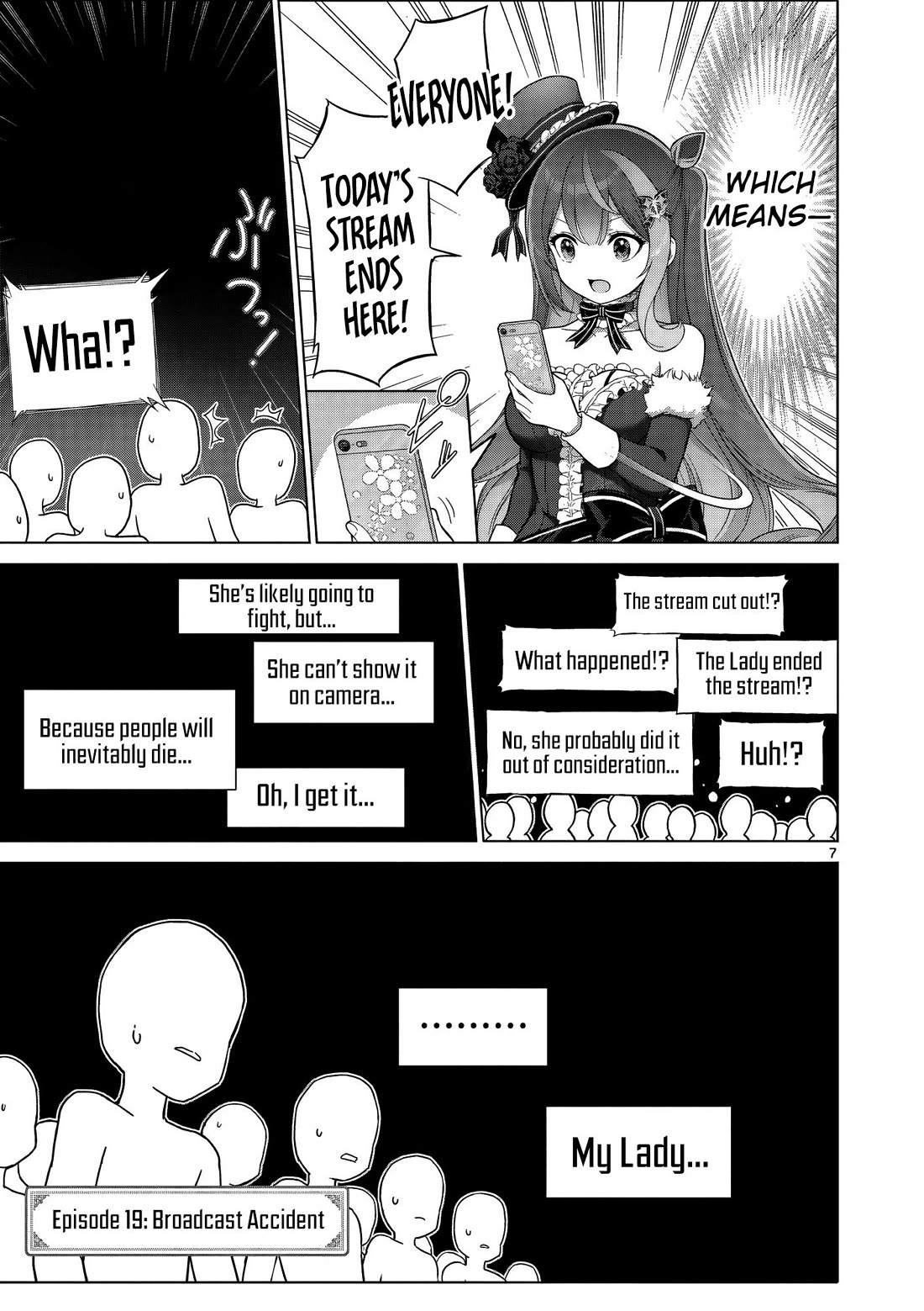 A Bottom-Tier Ojousama Dungeon Streamer Beats Up a Nuisance Streamer, Goes Viral, and Becomes a Legend?! chapter 19 page 8