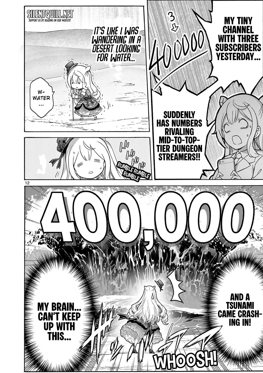 A Bottom-Tier Ojousama Dungeon Streamer Beats Up a Nuisance Streamer, Goes Viral, and Becomes a Legend?! chapter 2 page 13