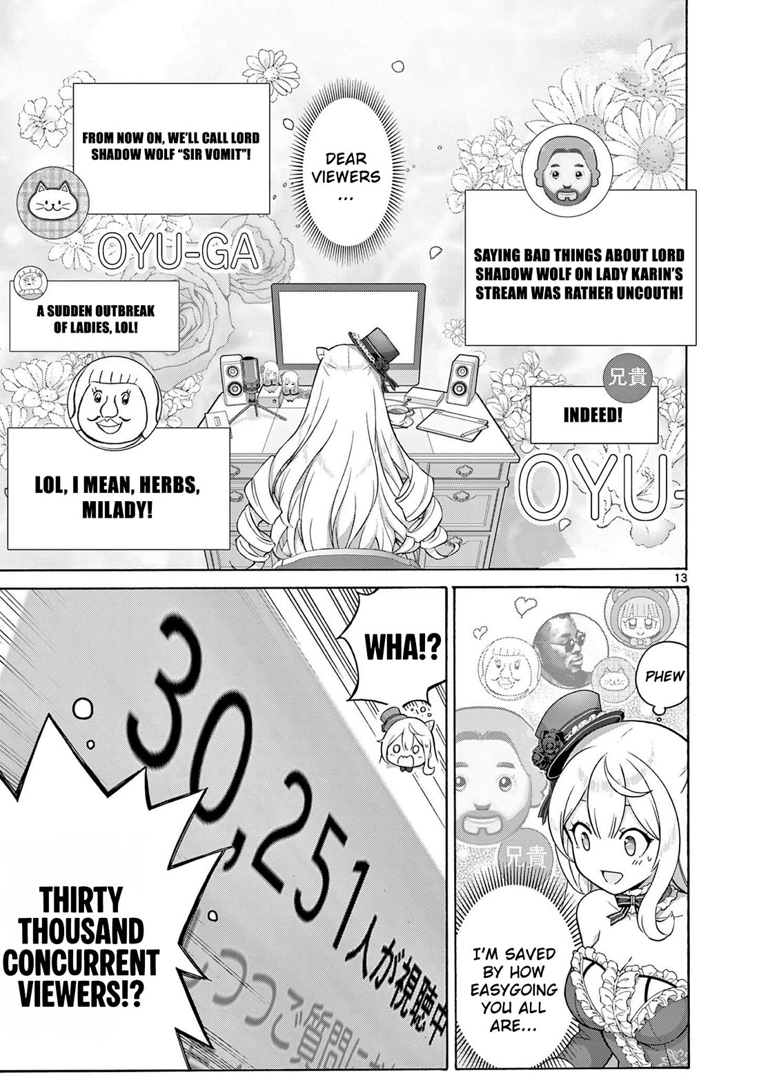 A Bottom-Tier Ojousama Dungeon Streamer Beats Up a Nuisance Streamer, Goes Viral, and Becomes a Legend?! chapter 3 page 13
