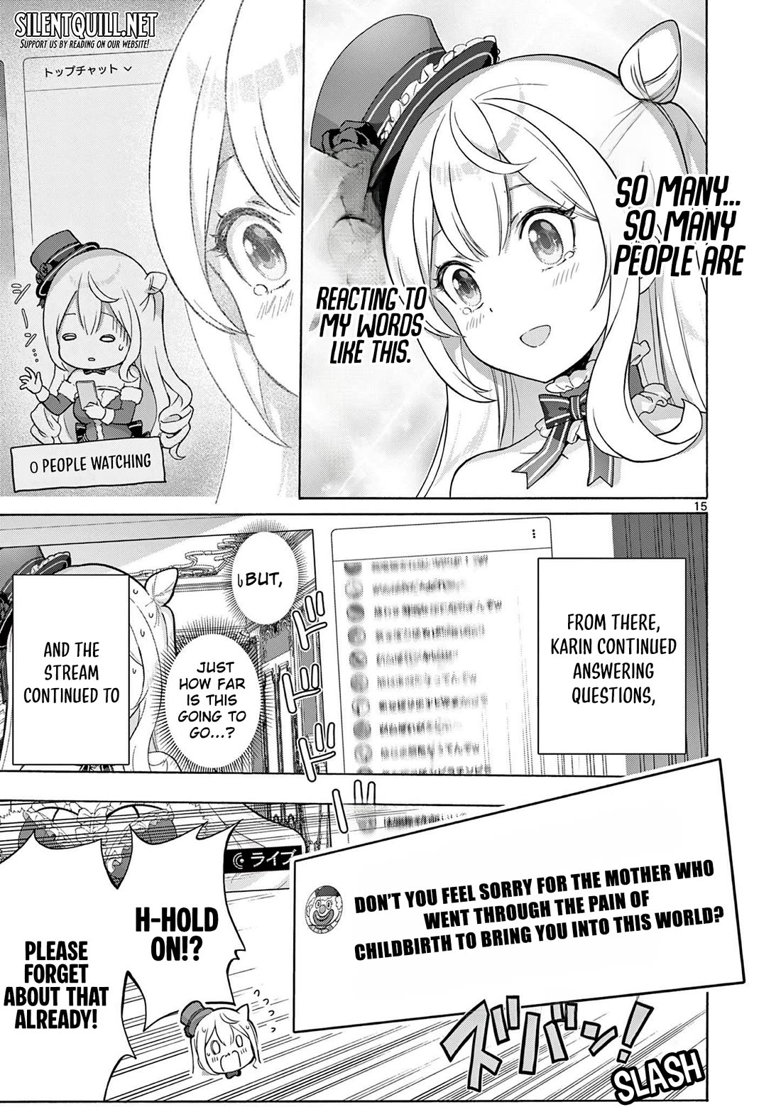 A Bottom-Tier Ojousama Dungeon Streamer Beats Up a Nuisance Streamer, Goes Viral, and Becomes a Legend?! chapter 3 page 15