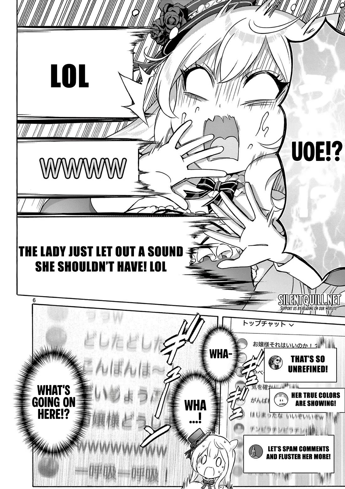A Bottom-Tier Ojousama Dungeon Streamer Beats Up a Nuisance Streamer, Goes Viral, and Becomes a Legend?! chapter 3 page 6