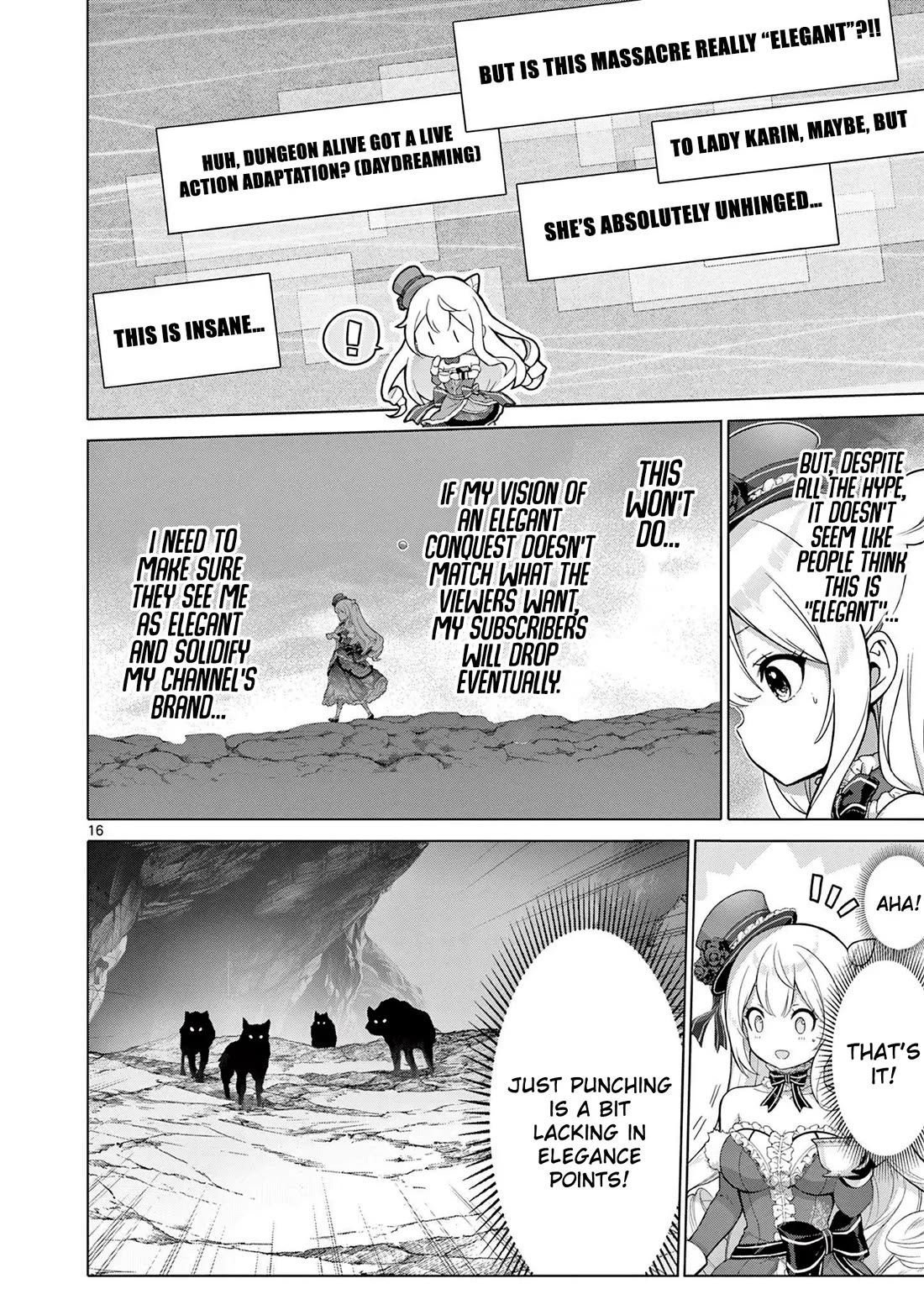 A Bottom-Tier Ojousama Dungeon Streamer Beats Up a Nuisance Streamer, Goes Viral, and Becomes a Legend?! chapter 4 page 17