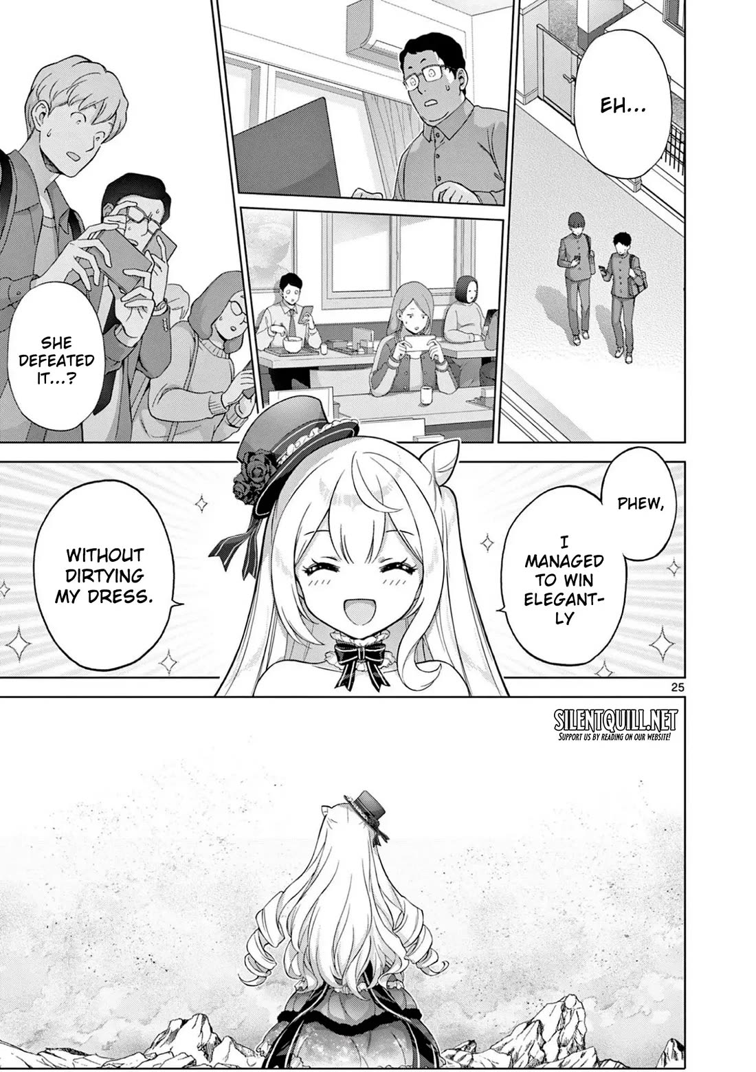 A Bottom-Tier Ojousama Dungeon Streamer Beats Up a Nuisance Streamer, Goes Viral, and Becomes a Legend?! chapter 7 page 25