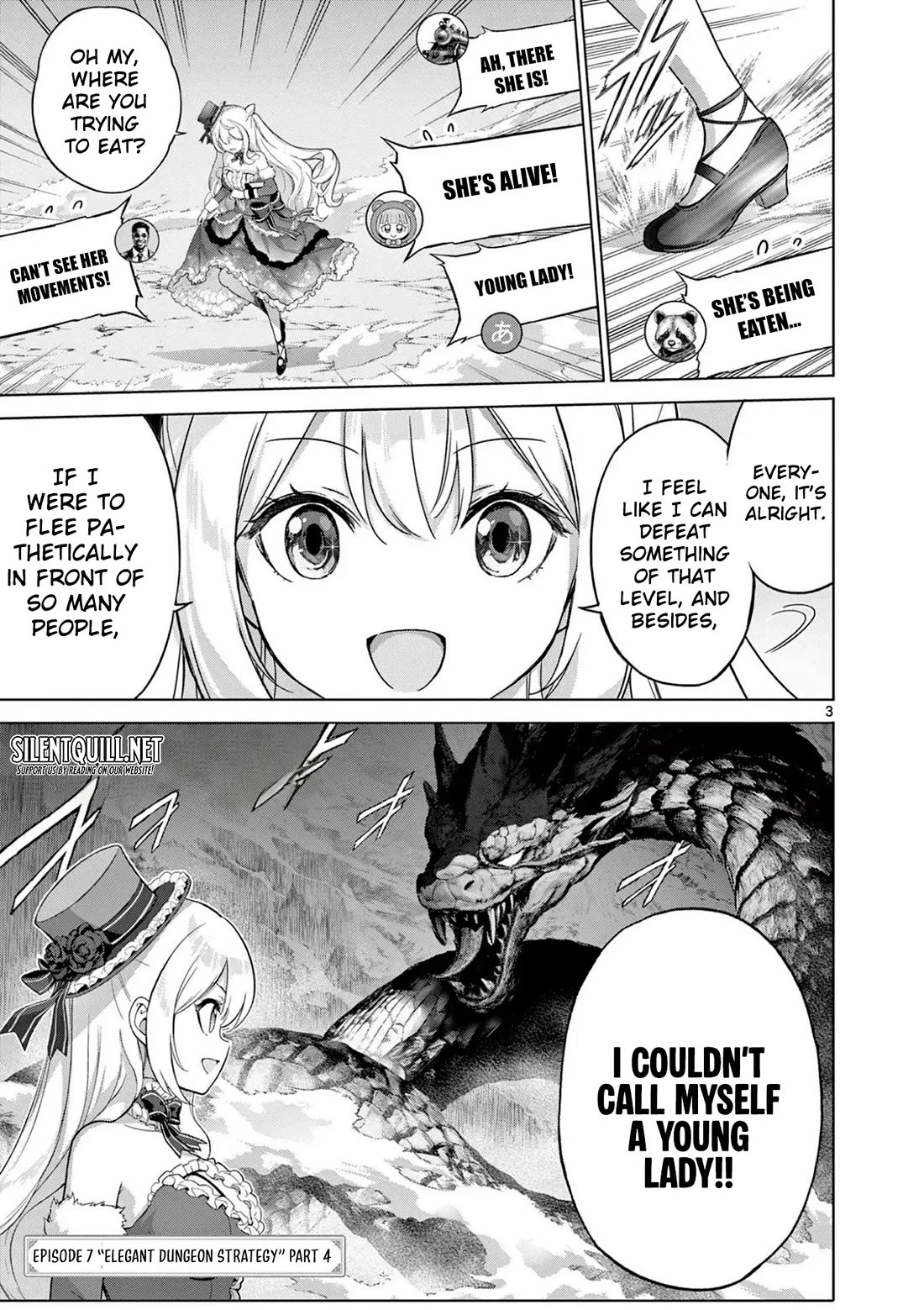 A Bottom-Tier Ojousama Dungeon Streamer Beats Up a Nuisance Streamer, Goes Viral, and Becomes a Legend?! chapter 7 page 4