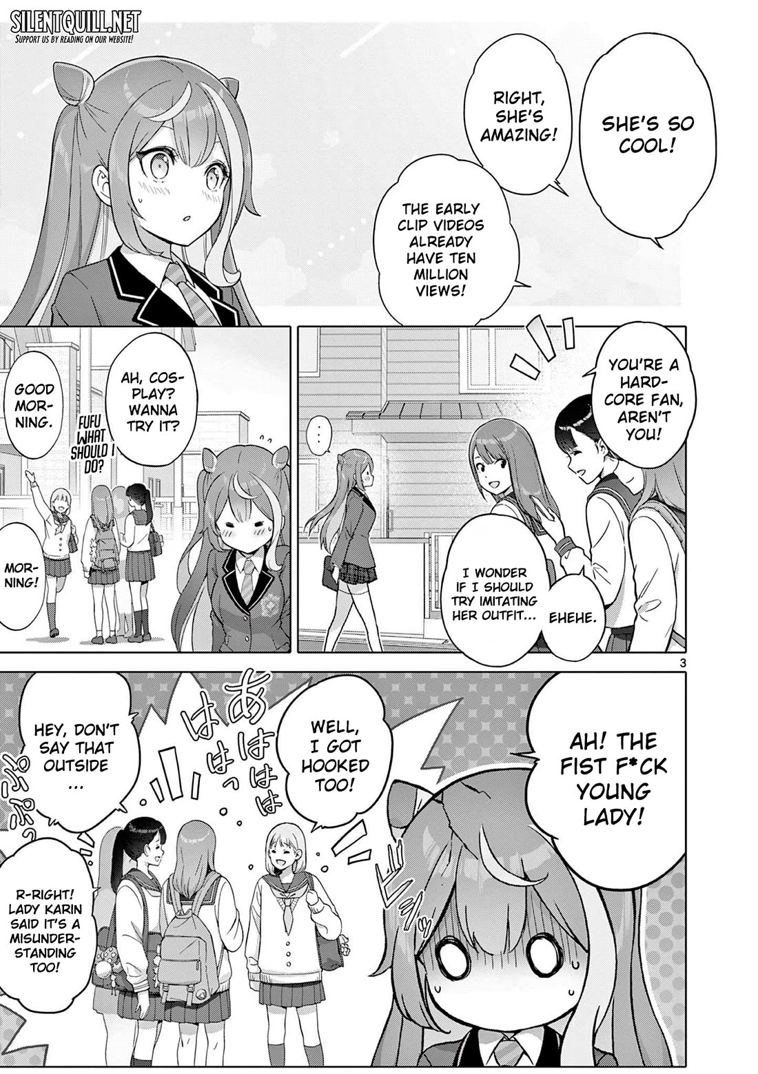 A Bottom-Tier Ojousama Dungeon Streamer Beats Up a Nuisance Streamer, Goes Viral, and Becomes a Legend?! chapter 9 page 4