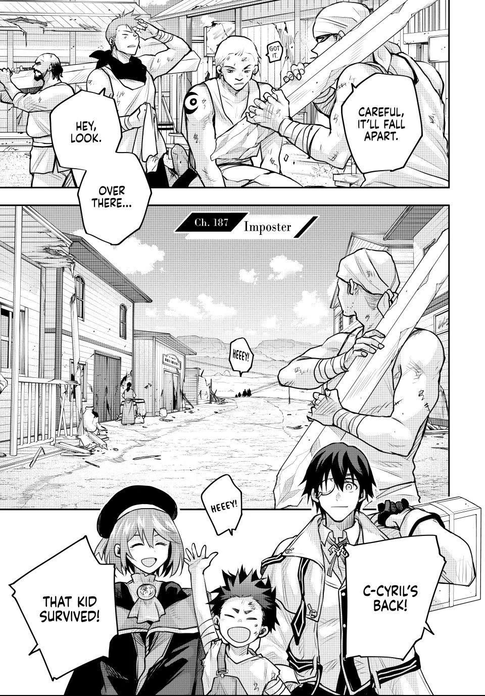 A Court Magician, Who Was Focused On Supportive Magic Because His Allies Were Too Weak, Aims To Become The Strongest After Being Banished chapter 187 page 1