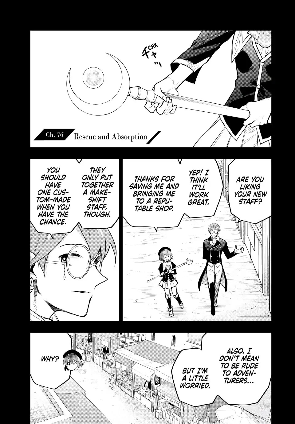 A Court Magician, Who Was Focused On Supportive Magic Because His Allies Were Too Weak, Aims To Become The Strongest After Being Banished chapter 76 page 1