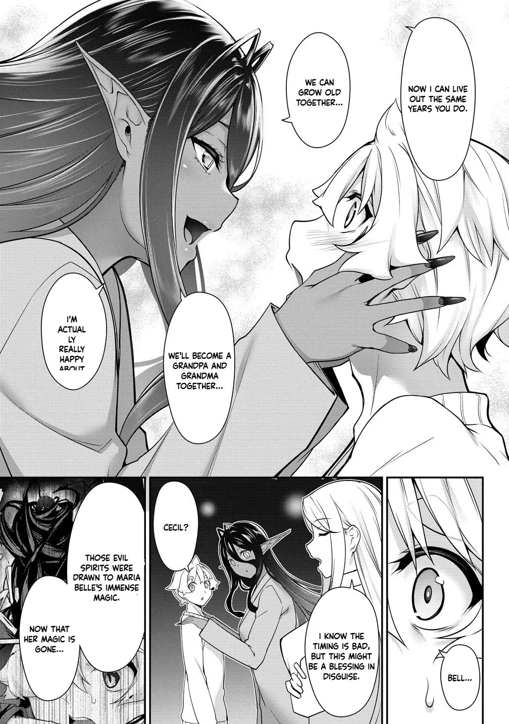 A Dark Elf with a Slightly Overwhelming Love Chased Me All the Way from Another World chapter 30.1 page 13