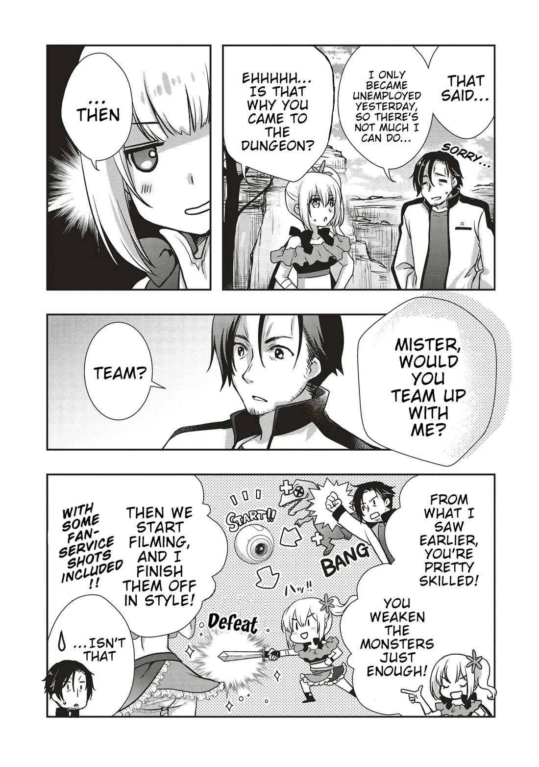 A Formerly Strongest Explorer Middle-Aged Man. He Helped a Cute Girl Streamer and Accidentally Went Viral. chapter 1 page 32