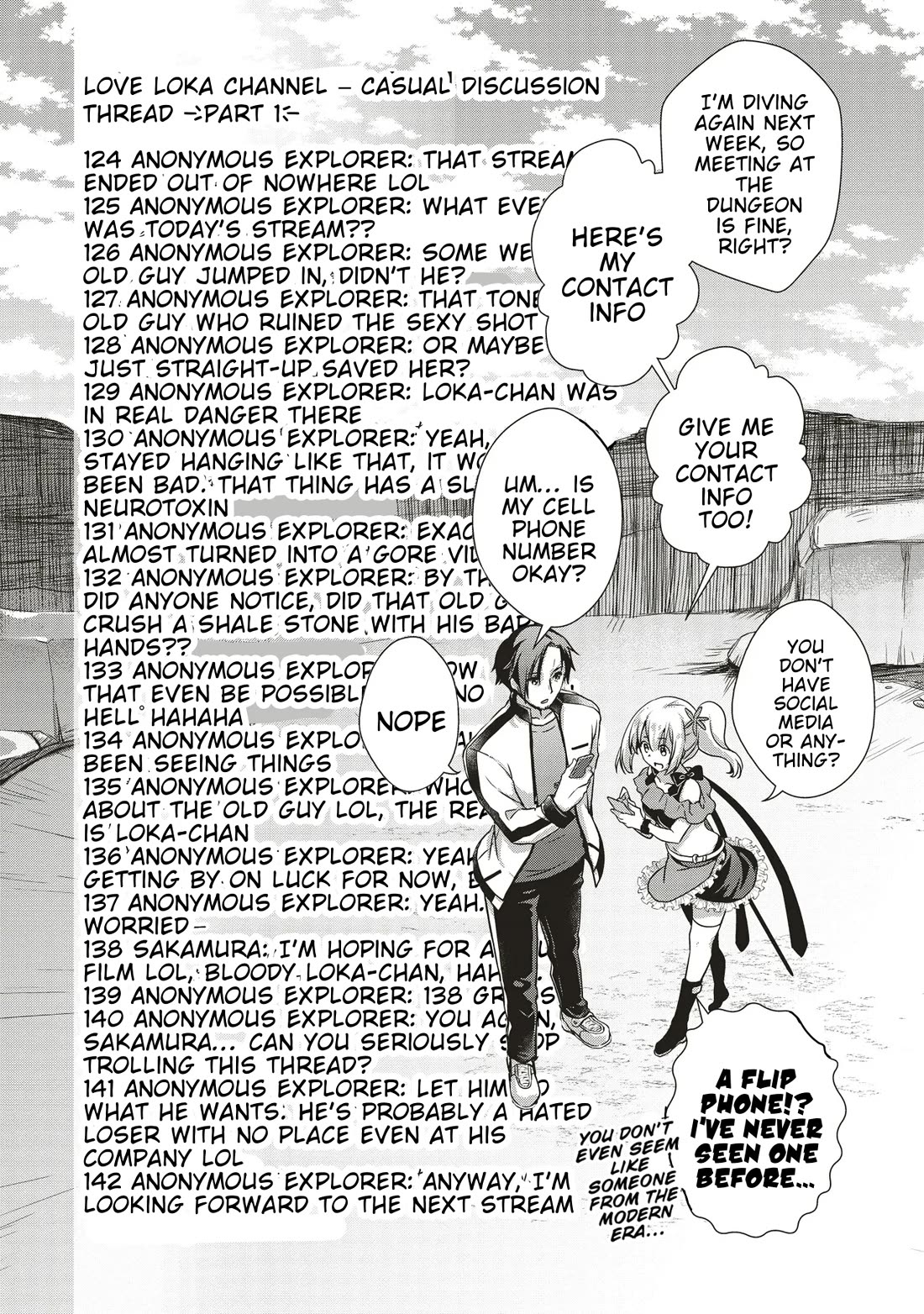 A Formerly Strongest Explorer Middle-Aged Man. He Helped a Cute Girl Streamer and Accidentally Went Viral. chapter 1 page 37