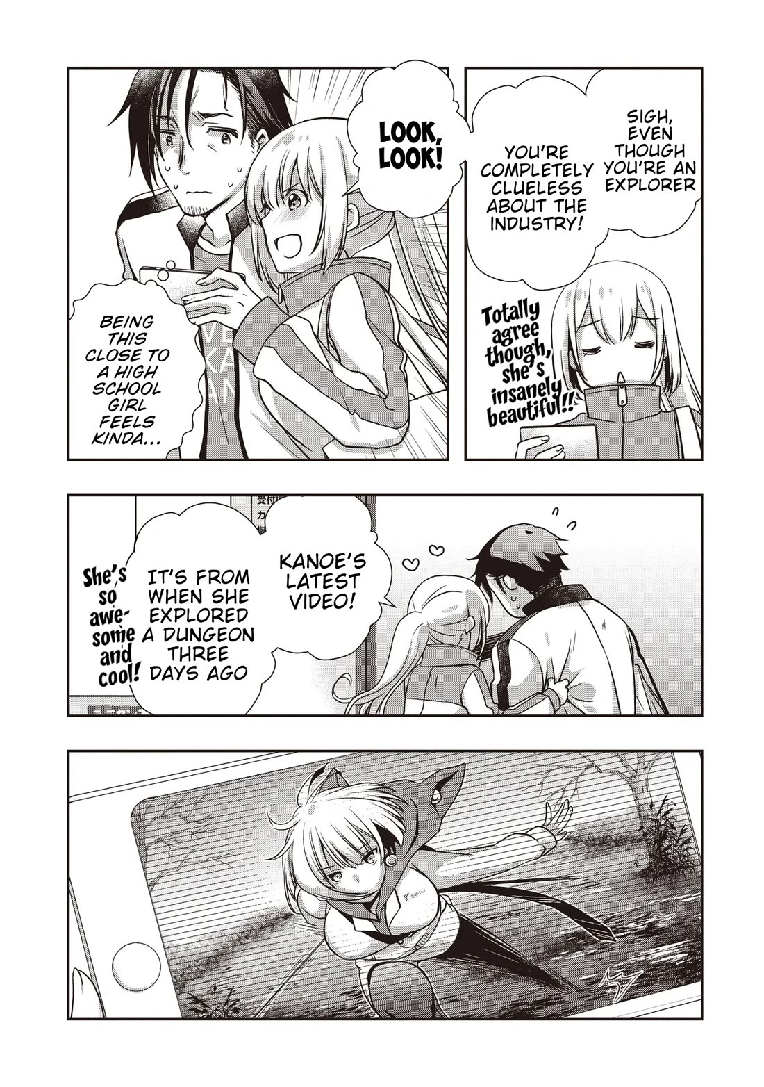 A Formerly Strongest Explorer Middle-Aged Man. He Helped a Cute Girl Streamer and Accidentally Went Viral. chapter 3 page 7