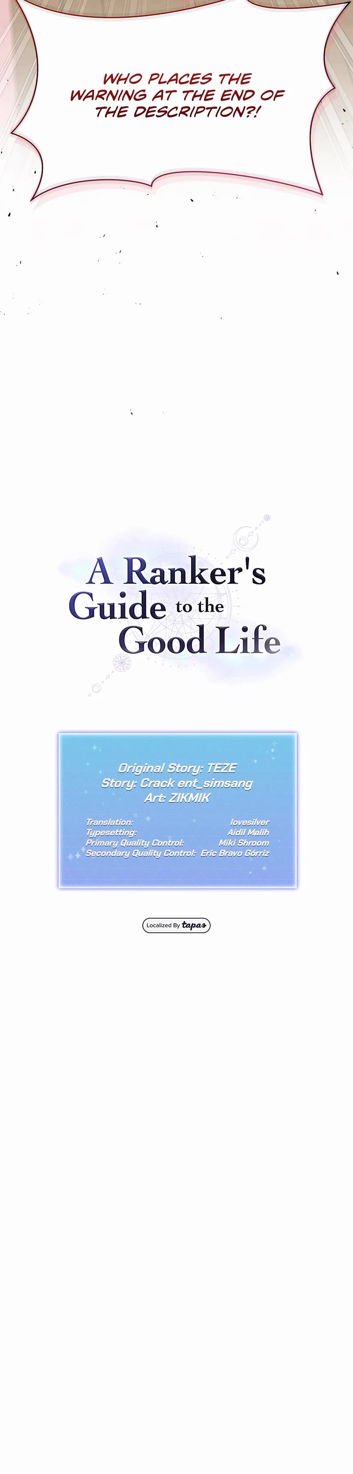 A Ranker's Guide to The Good Life chapter 58 page 27