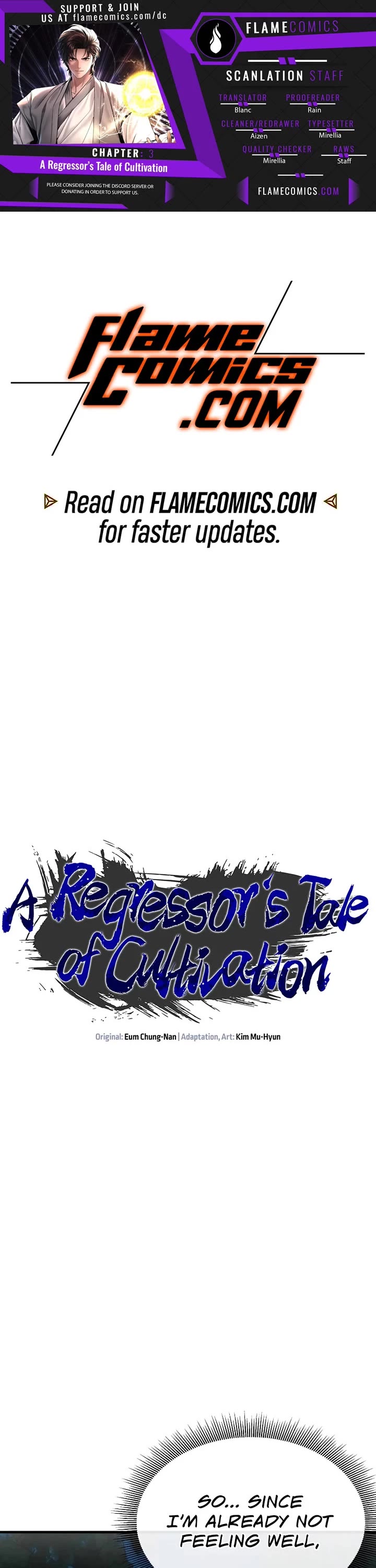 A Regressor's Tale of Cultivation chapter 3 page 1