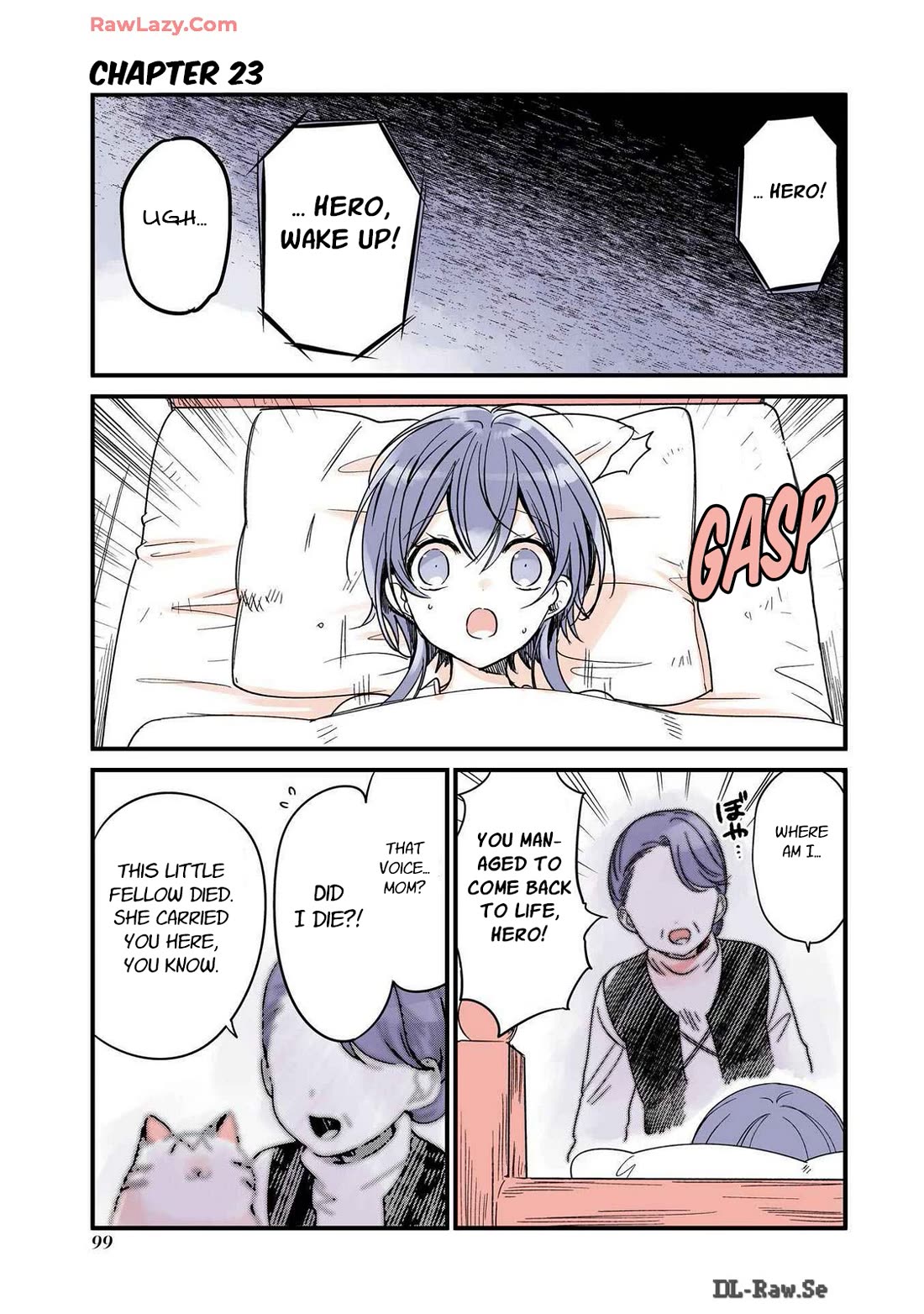 A Story about a Cat Reincarnated in a Different World Where There are no Cats. chapter 23 page 1