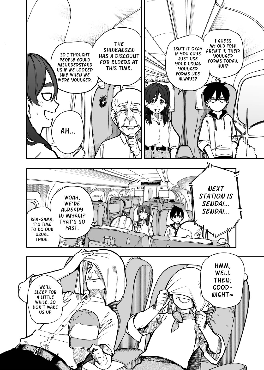 A Story About a Grandpa and Grandma Who Returned Back to Their Youth chapter 100 page 2