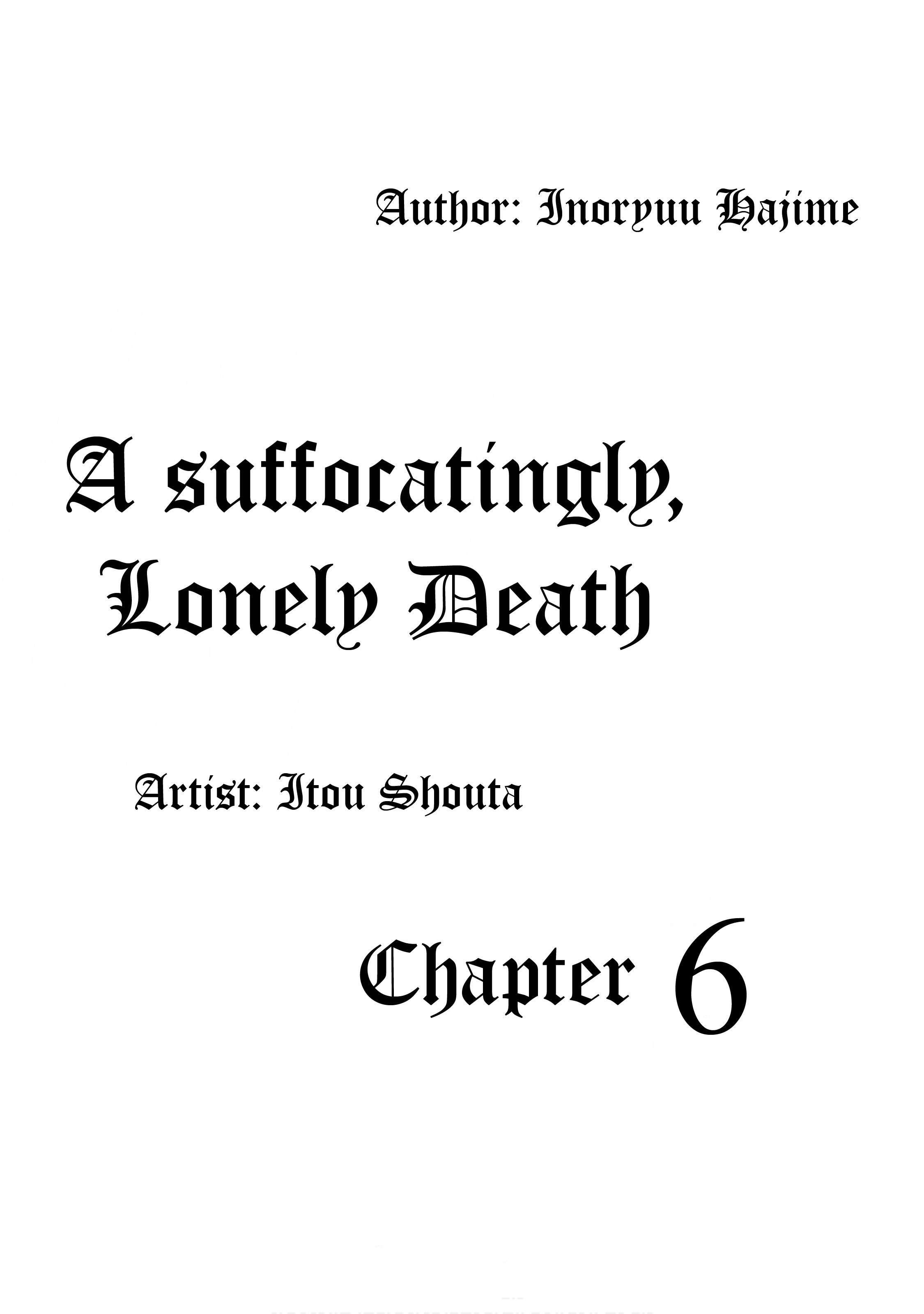 A Suffocatingly Lonely Death chapter 6 page 2