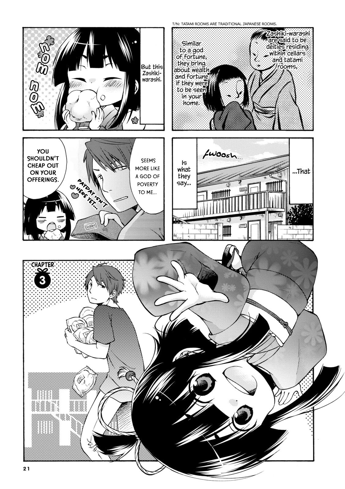 A Zashikiwarashi Lives in that Apartment chapter 3 page 2