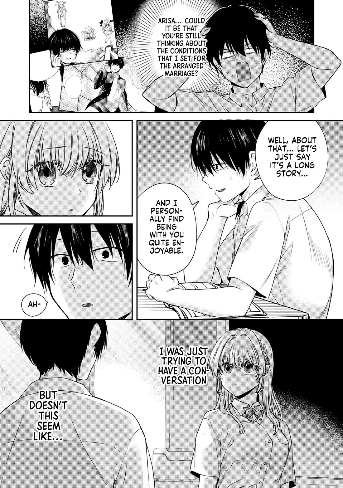 Omiai Shitakunakatta node, Murinandai na Jouken wo Tsuketara Doukyuusei ga Kita Ken ni Tsuite chapter 12.6 page 8