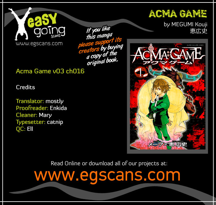 Acma:Game chapter 16 page 1