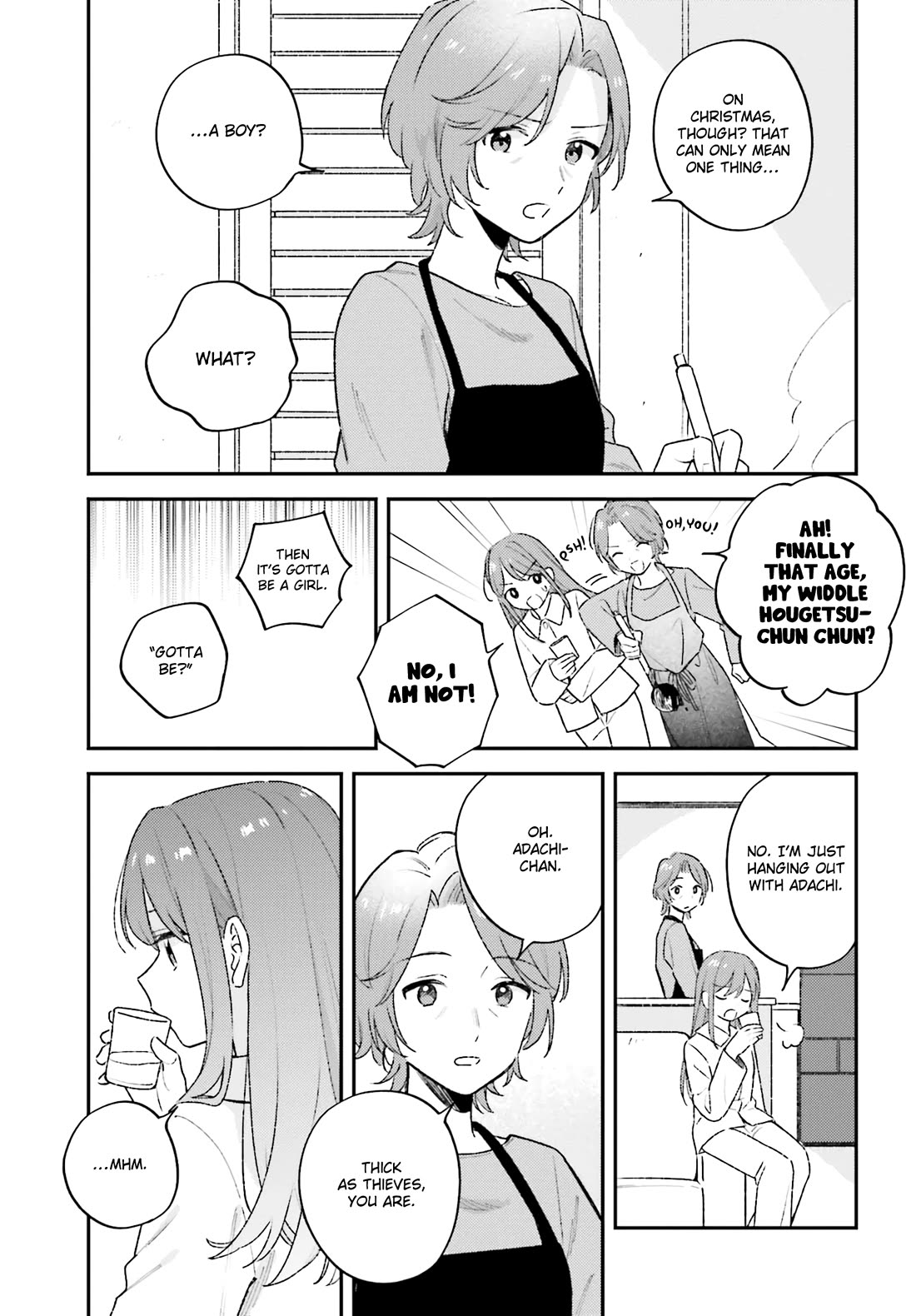 Adachi to Shimamura (Moke Yuzuhara) chapter 45.1 page 7