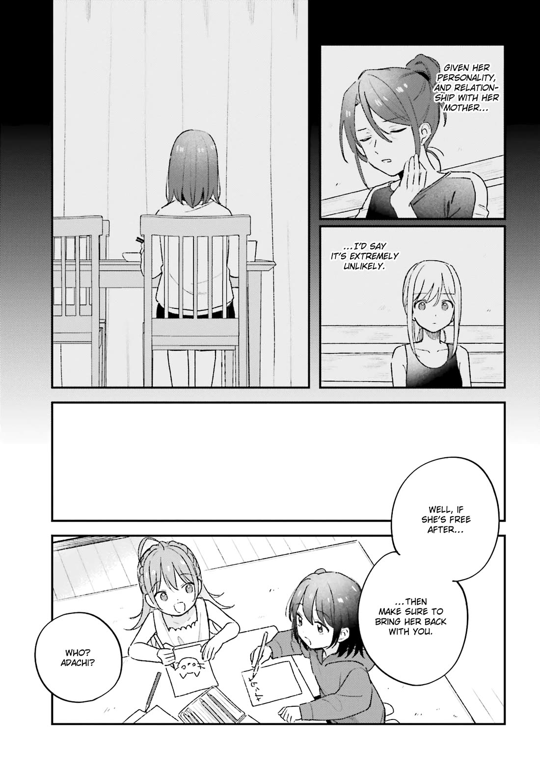 Adachi to Shimamura (Moke Yuzuhara) chapter 45.1 page 9