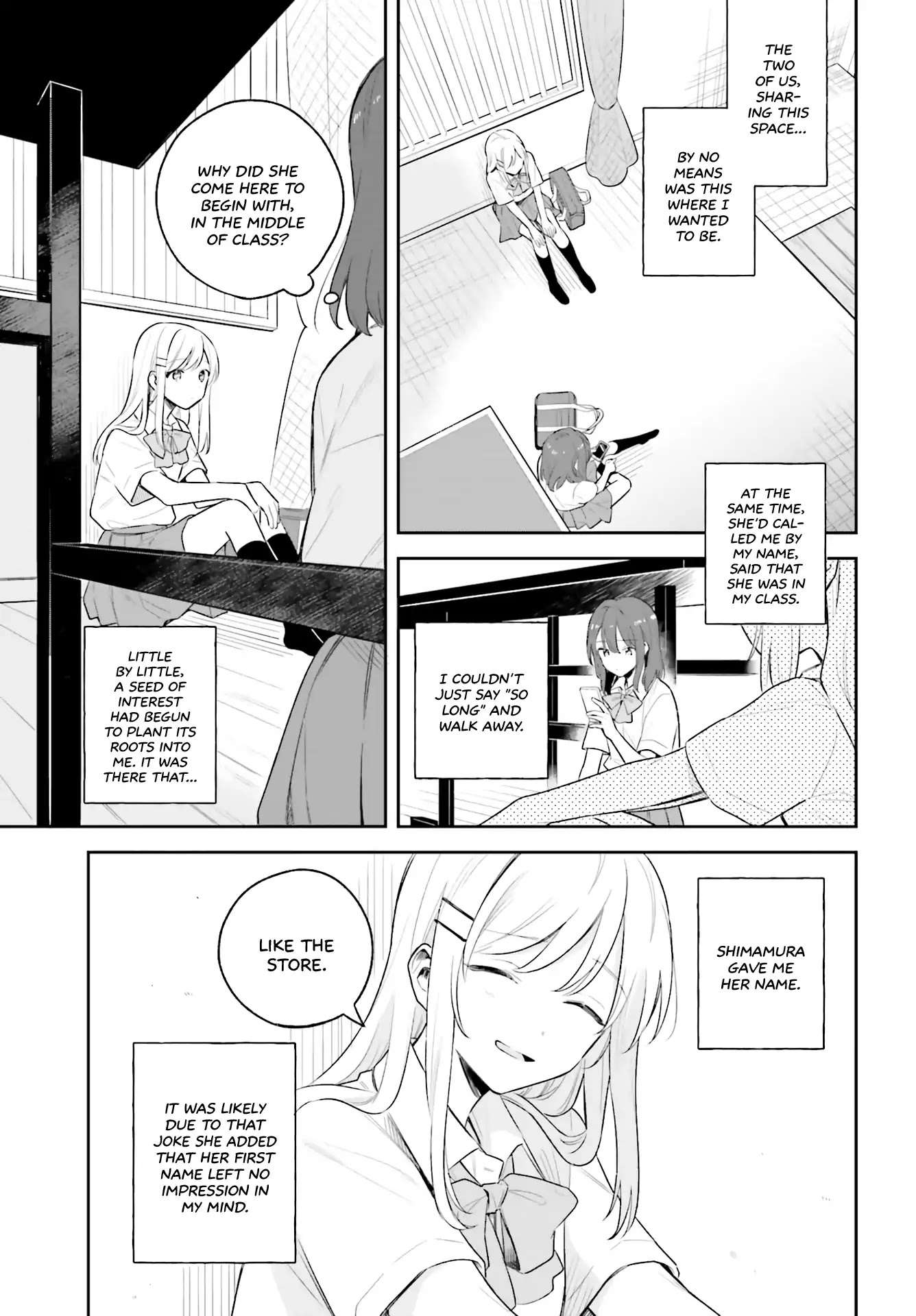 Adachi to Shimamura (Moke Yuzuhara) chapter 6 page 3