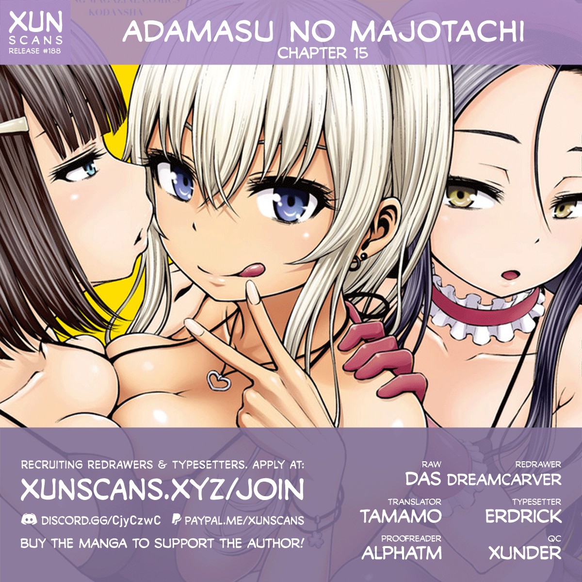 Adamasu no Majotachi chapter 15 page 1