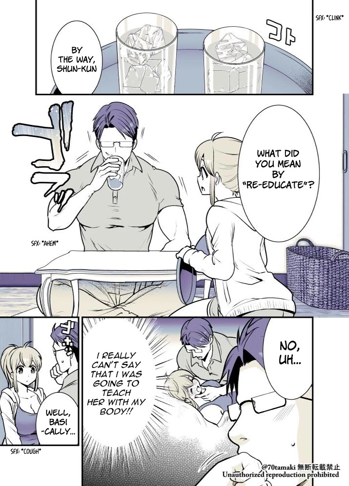 After Reuniting with my Childhood Friend, It Turned Out Both of Us had Become Tiddy Monsters chapter 4 page 1