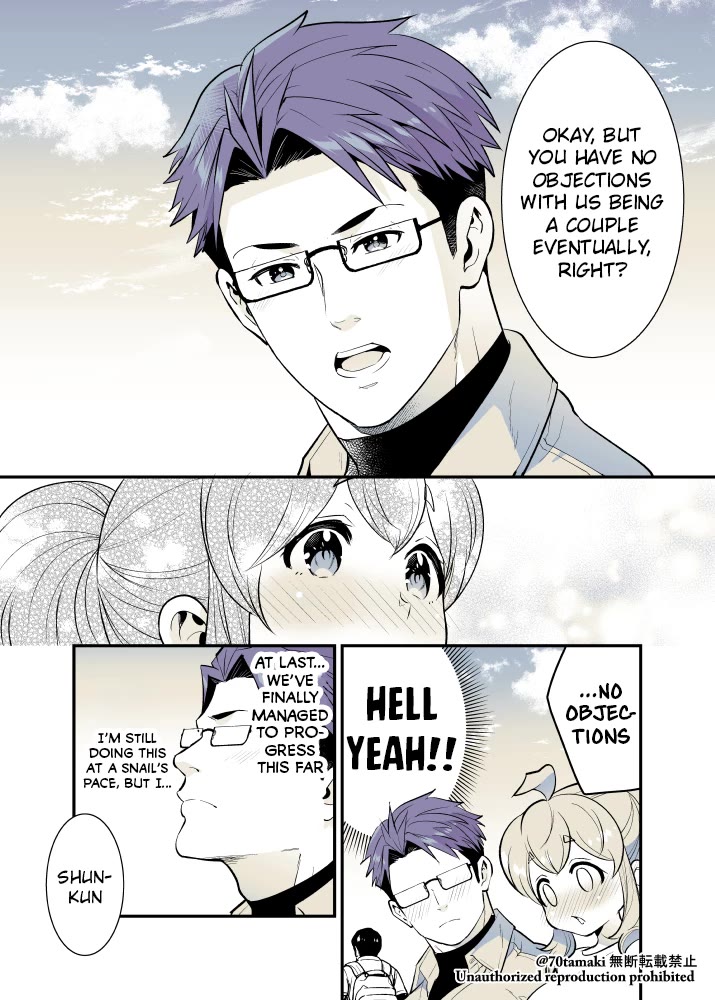 After Reuniting with my Childhood Friend, It Turned Out Both of Us had Become Tiddy Monsters chapter 45 page 4