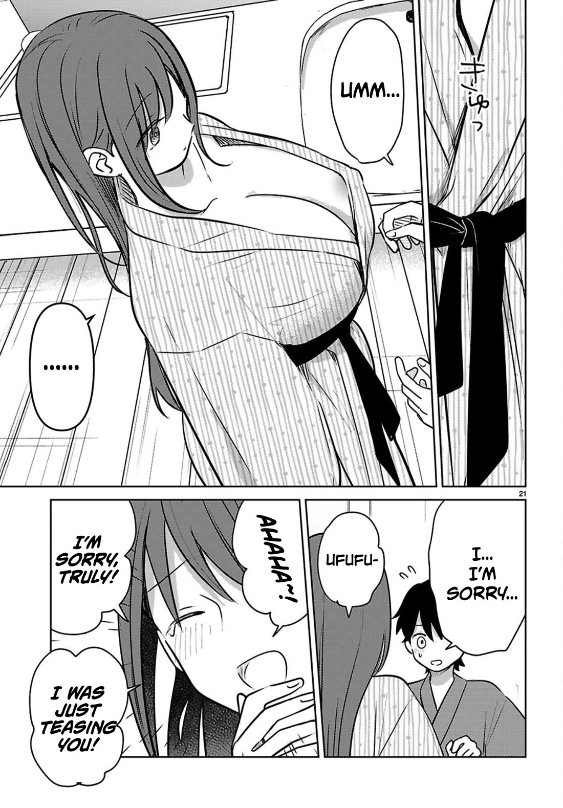 Ainosenbiki: A Story of Getting a Mommy After Doing Sugar Mama Dating chapter 10 page 21