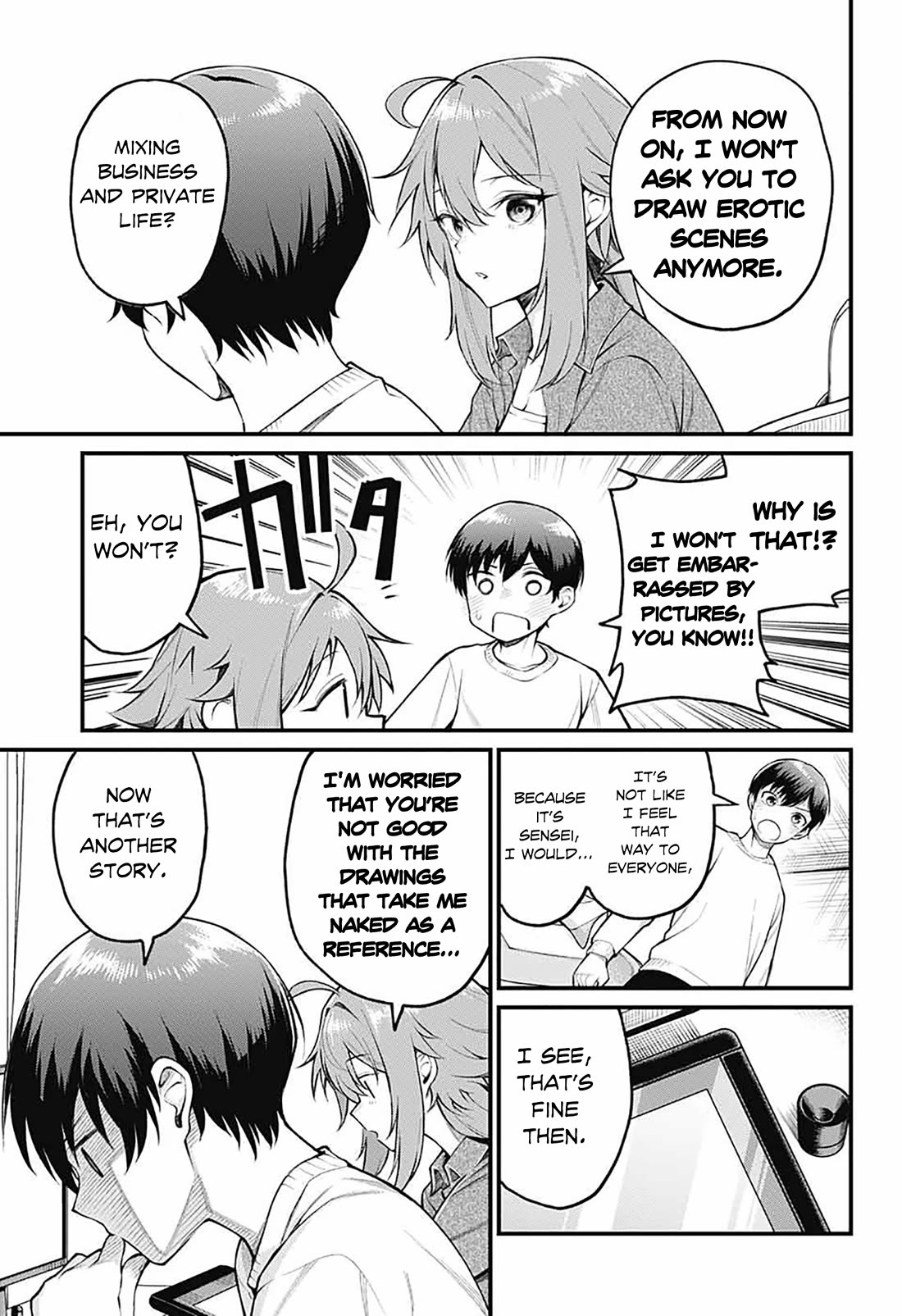 Akanabe-sensei Doesn't Know about Embarrassment chapter 2 page 9