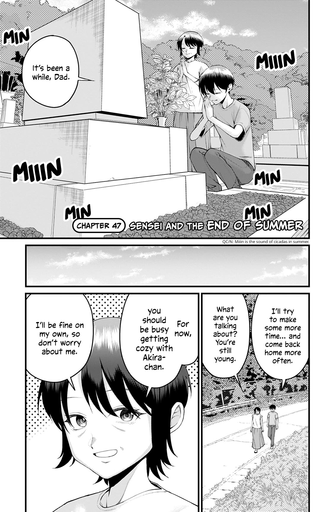 Akanabe-sensei Doesn't Know about Embarrassment chapter 47 page 2