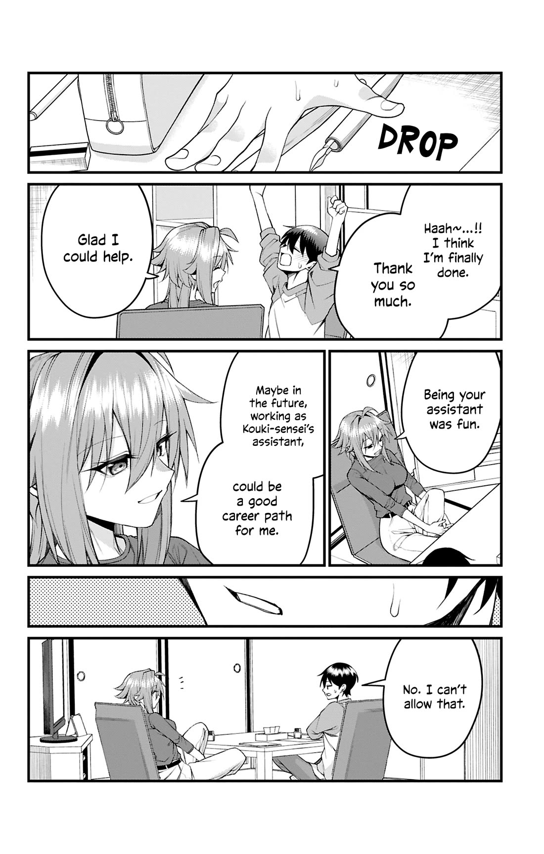 Akanabe-sensei Doesn't Know about Embarrassment chapter 48 page 13