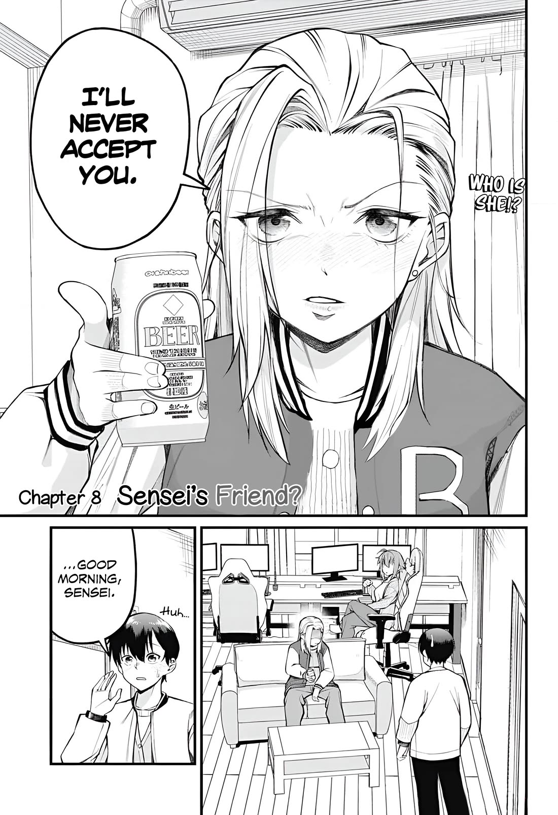 Akanabe-sensei Doesnt Know About Embarrassment chapter 8 page 1